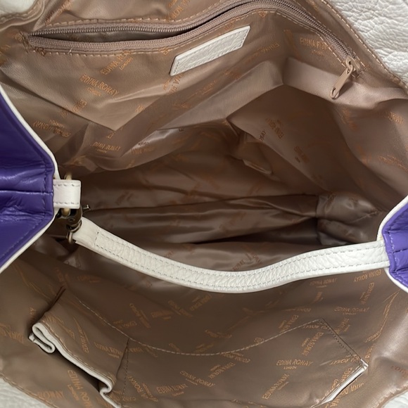 NWT Edina Ronay Leather Shoulder Bag - Picture 9 of 10